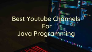 best youtube channels for java Programming